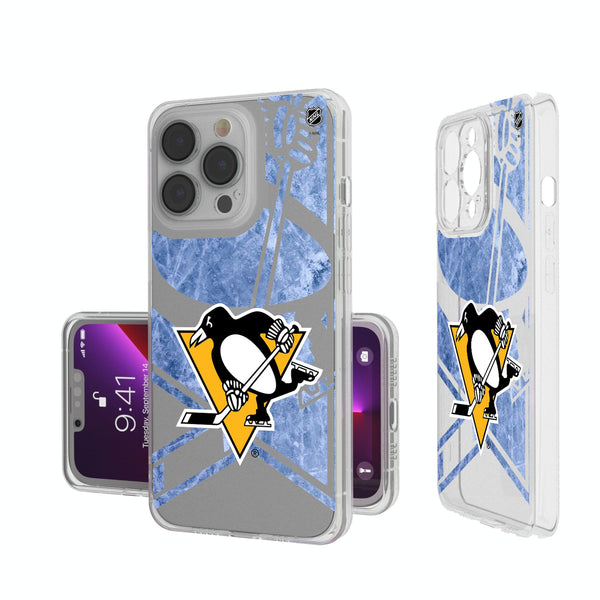 Pittsburgh Penguins Ice Tilt iPhone Clear Phone Case