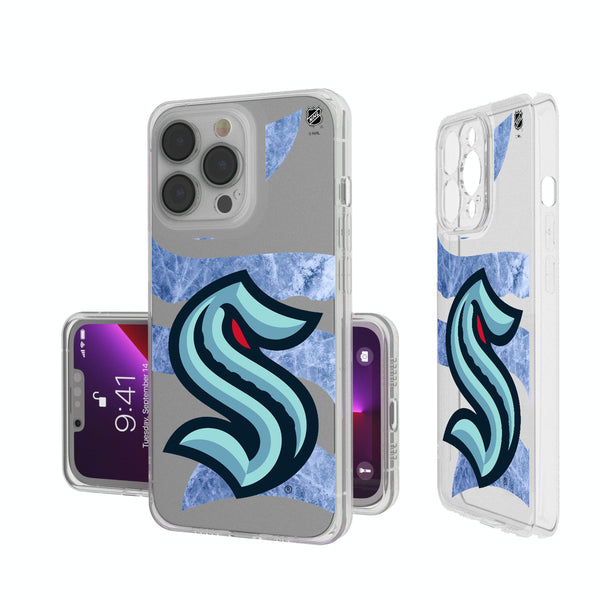 Seattle Kraken Ice Tilt iPhone Clear Phone Case