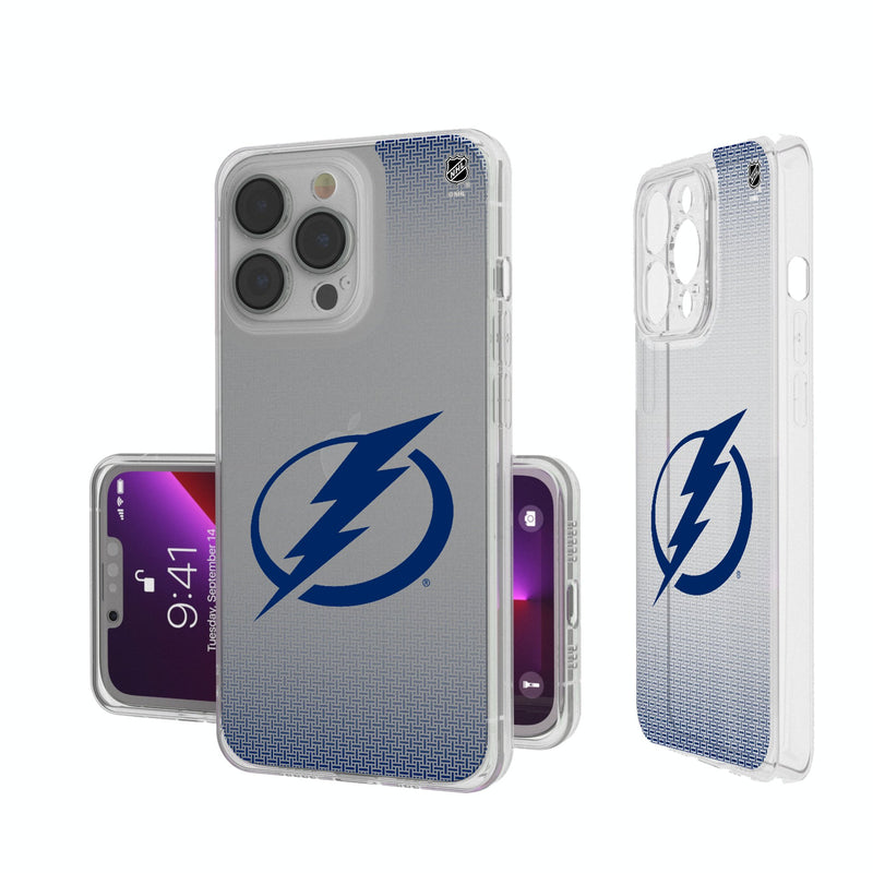 Tampa Bay Lightning Linen iPhone Clear Phone Case