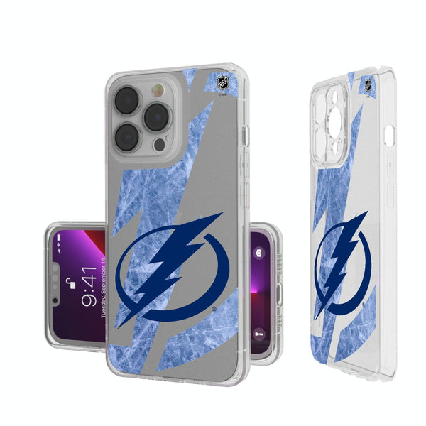 Tampa Bay Lightning Ice Tilt iPhone Clear Phone Case