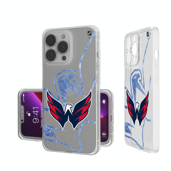 Washington Capitals Ice Tilt iPhone Clear Phone Case