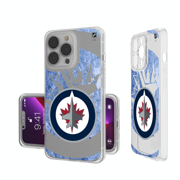 Winnipeg Jets Ice Tilt iPhone Clear Phone Case