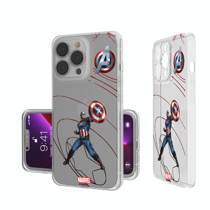 Marvel Avengers Captain America MechLine iPhone Clear Phone Case