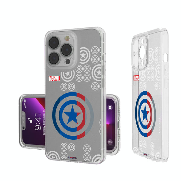 Marvel Avengers Captain America Sigil iPhone Clear Phone Case