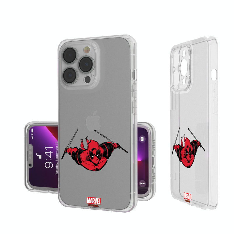 Marvel Deadpool Badge iPhone Clear Phone Case