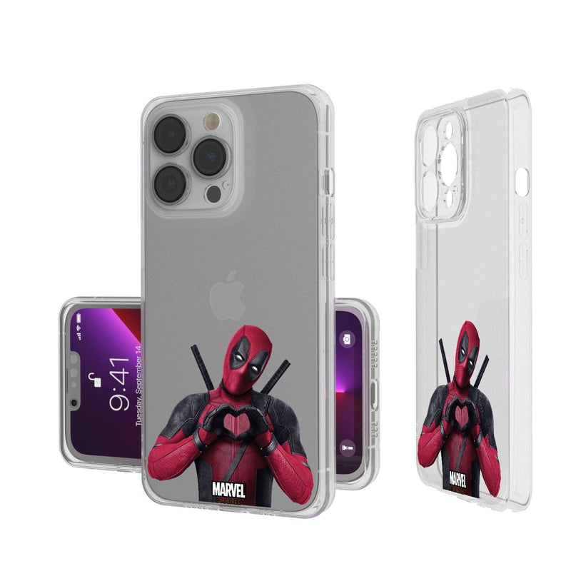 Marvel Deadpool Badge iPhone Clear Phone Case