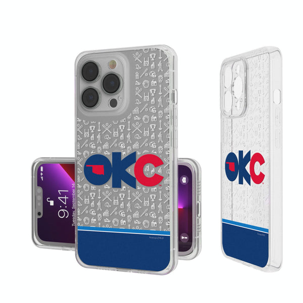 Oklahoma City Baseball Club Memories Print iPhone Clear Phone Case