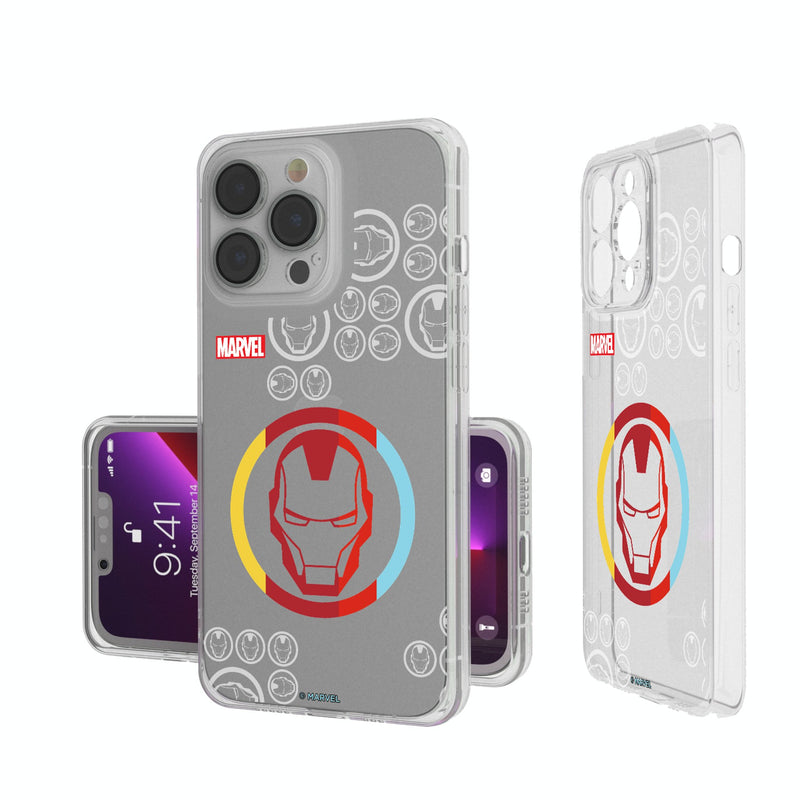 Marvel Avengers Iron Man Sigil iPhone Clear Phone Case