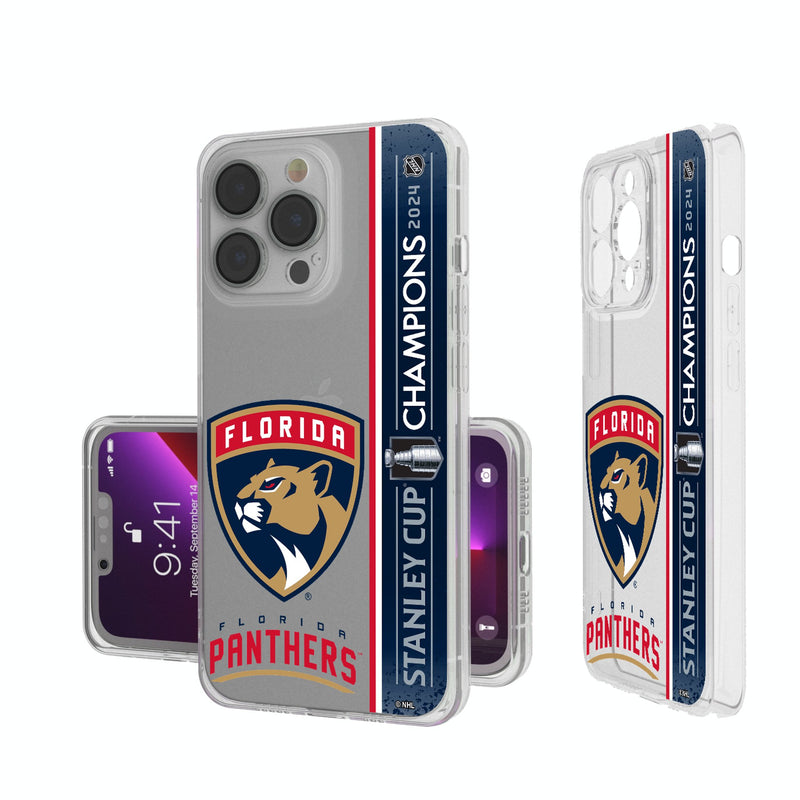 Florida Panthers 2024 Stanley Cup iPhone Clear Phone Case