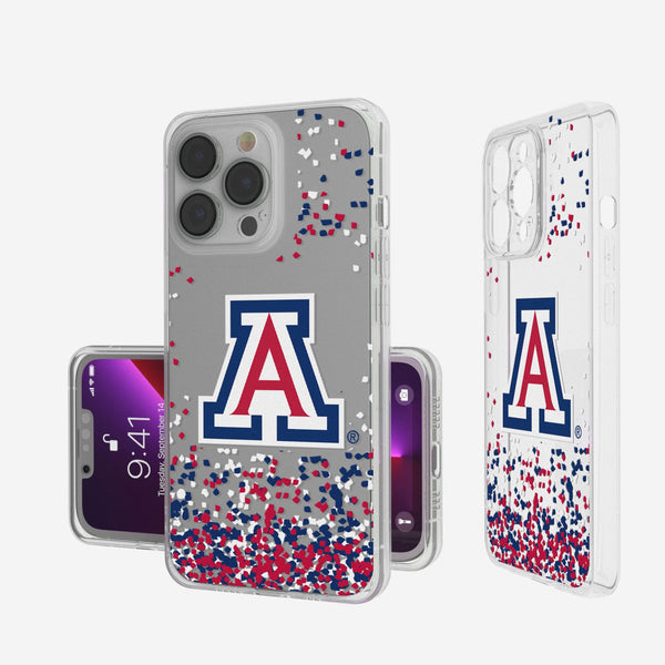 University of Arizona Wildcats Confetti iPhone Clear Phone Case