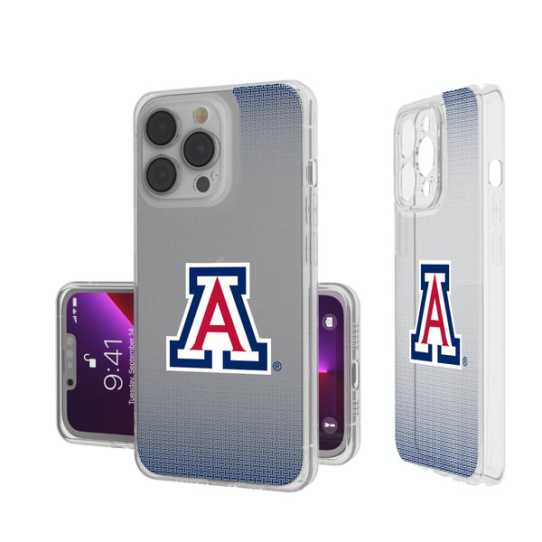 University of Arizona Wildcats Linen iPhone Clear Phone Case