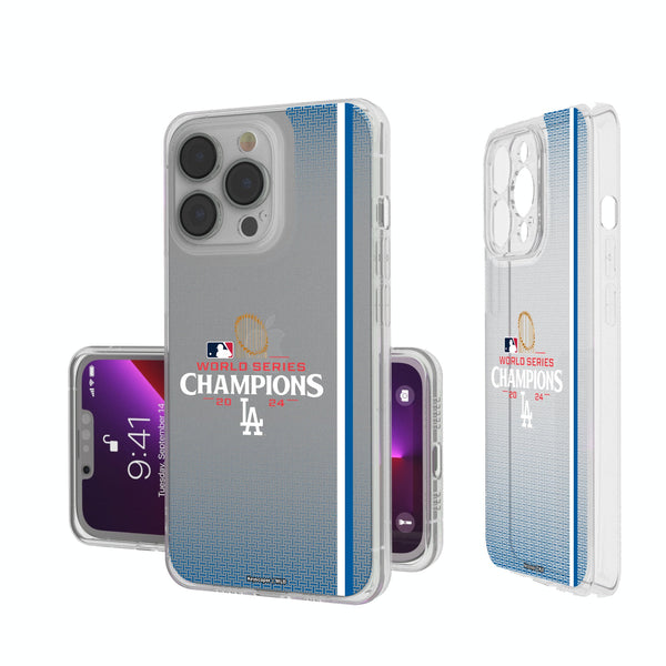 LA Dodgers 2024 MLB World Series iPhone Clear Phone Case