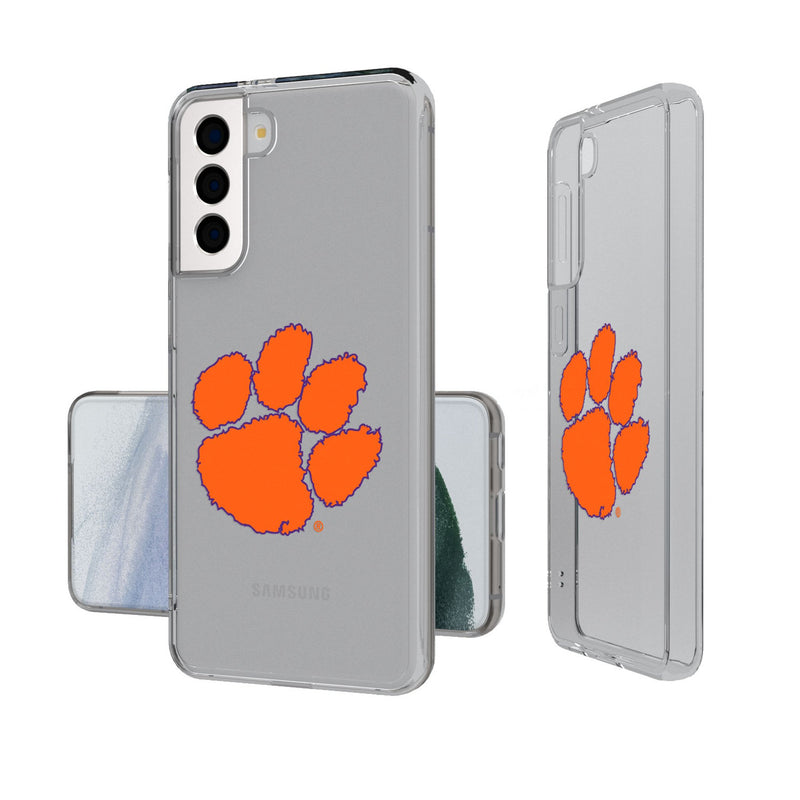 Clemson University Tigers Insignia Galaxy Clear Phone Case