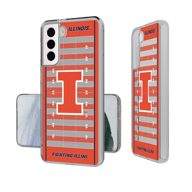 University of Illinois Fighting Illini Field Galaxy Clear Phone Case