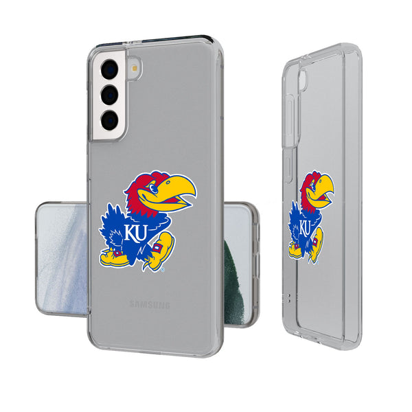 University of Kansas Jayhawks Insignia Galaxy Clear Phone Case