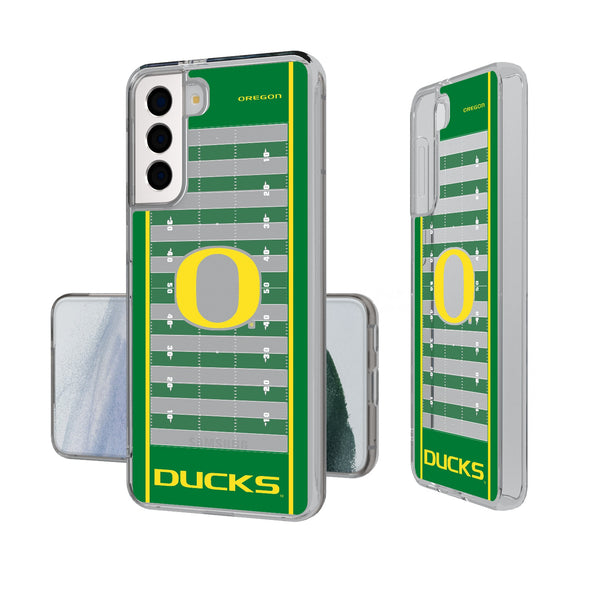 University of Oregon Ducks Field Galaxy Clear Phone Case