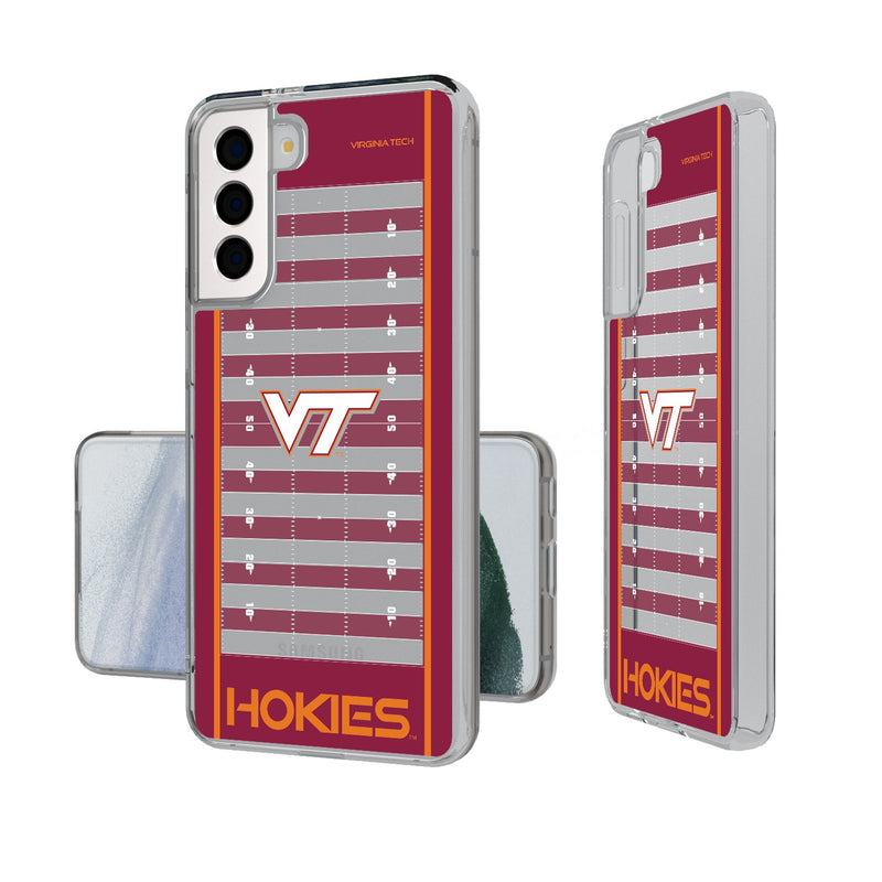 Virginia Tech Hokies Field Galaxy Clear Phone Case