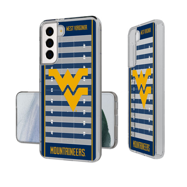 West Virginia University Mountaineers Field Galaxy Clear Phone Case