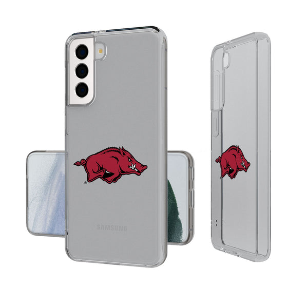 University of Arkansas Fayetteville Razorbacks Insignia Galaxy Clear Phone Case