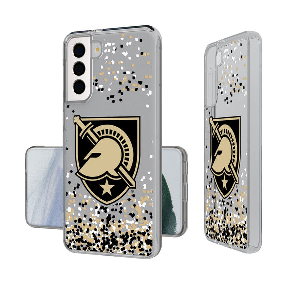 United States Military Academy Black Knights Confetti Galaxy Clear Phone Case