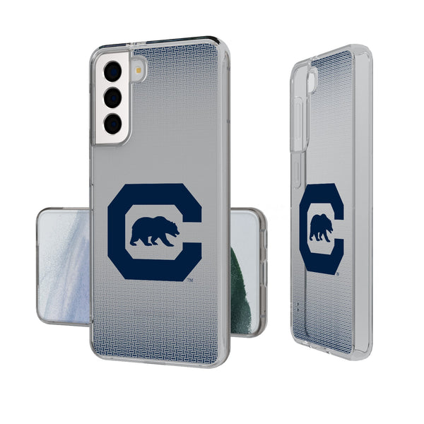 University of California Berkeley Golden Bears Linen Galaxy Clear Phone Case