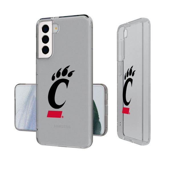 University of Cincinnati Bearcats Insignia Galaxy Clear Phone Case