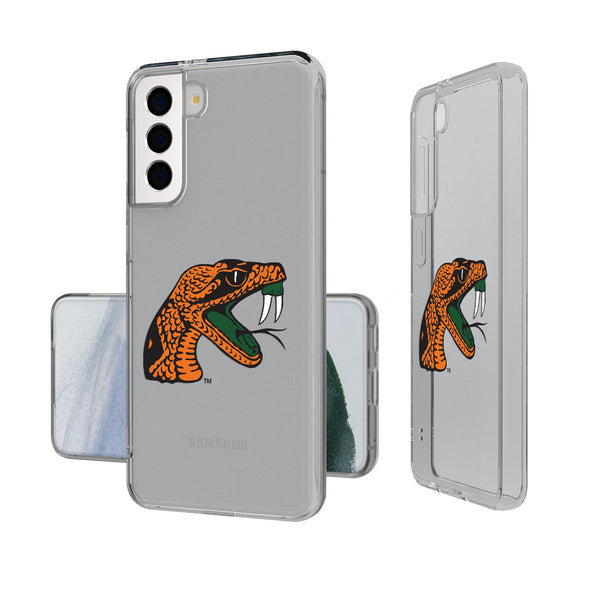 Florida A&M University Rattlers Insignia Galaxy Clear Phone Case