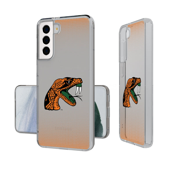 Florida A&M University Rattlers Linen Galaxy Clear Phone Case