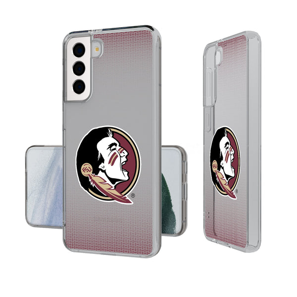 Florida State University Seminoles Linen Galaxy Clear Phone Case