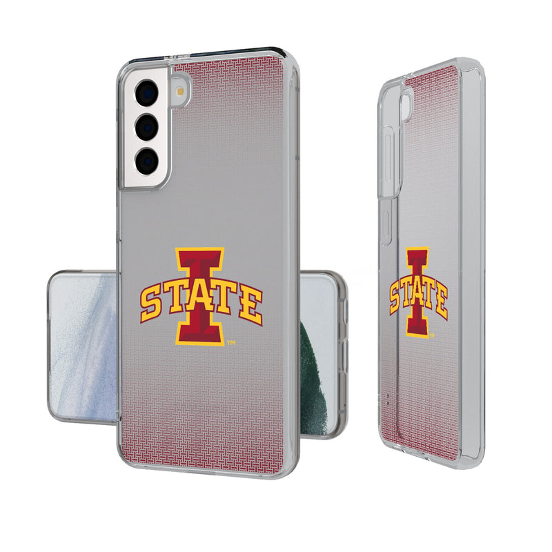 Iowa State University Cyclones Linen Galaxy Clear Phone Case