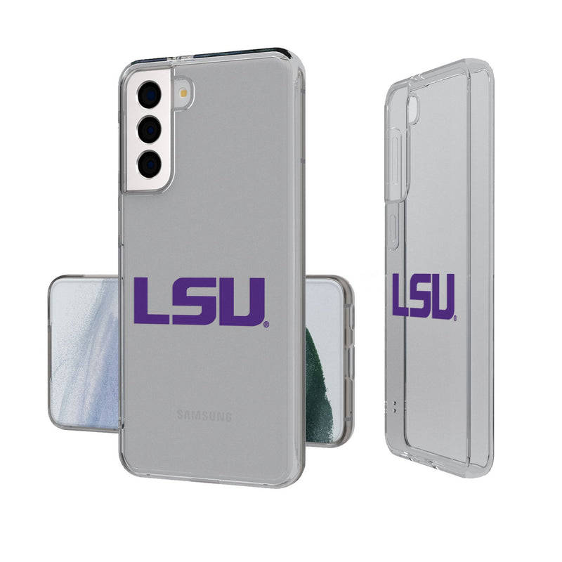 Louisiana State University Tigers Insignia Galaxy Clear Phone Case