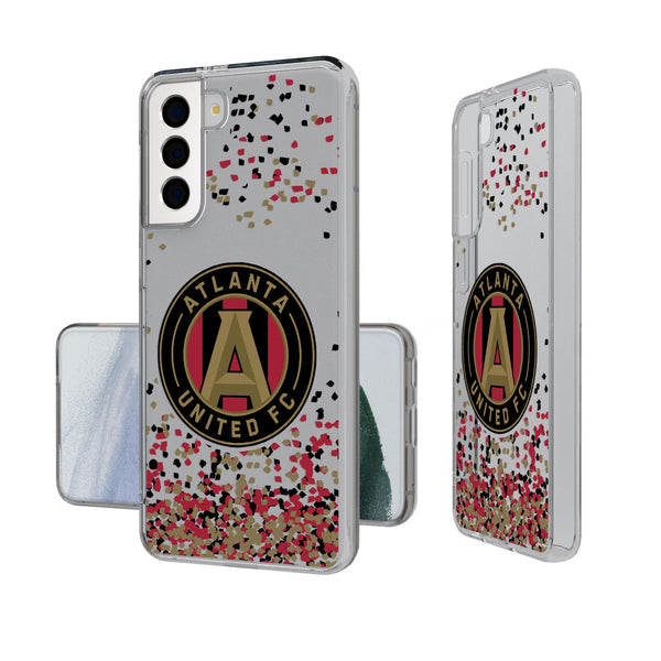 Atlanta United FC  Confetti Galaxy Clear Phone Case