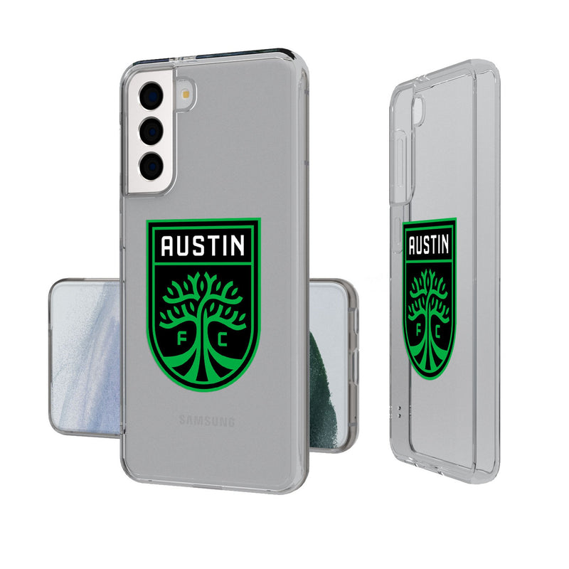 Austin FC  Insignia Galaxy Clear Phone Case