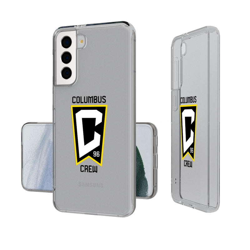 Columbus Crew  Insignia Galaxy Clear Phone Case