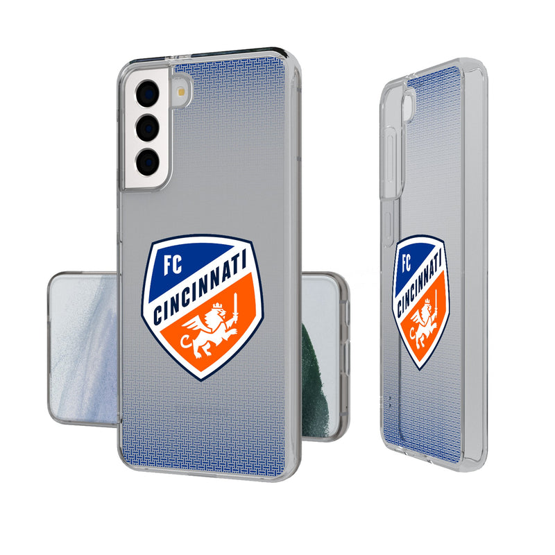 FC Cincinnati  Linen Galaxy Clear Phone Case