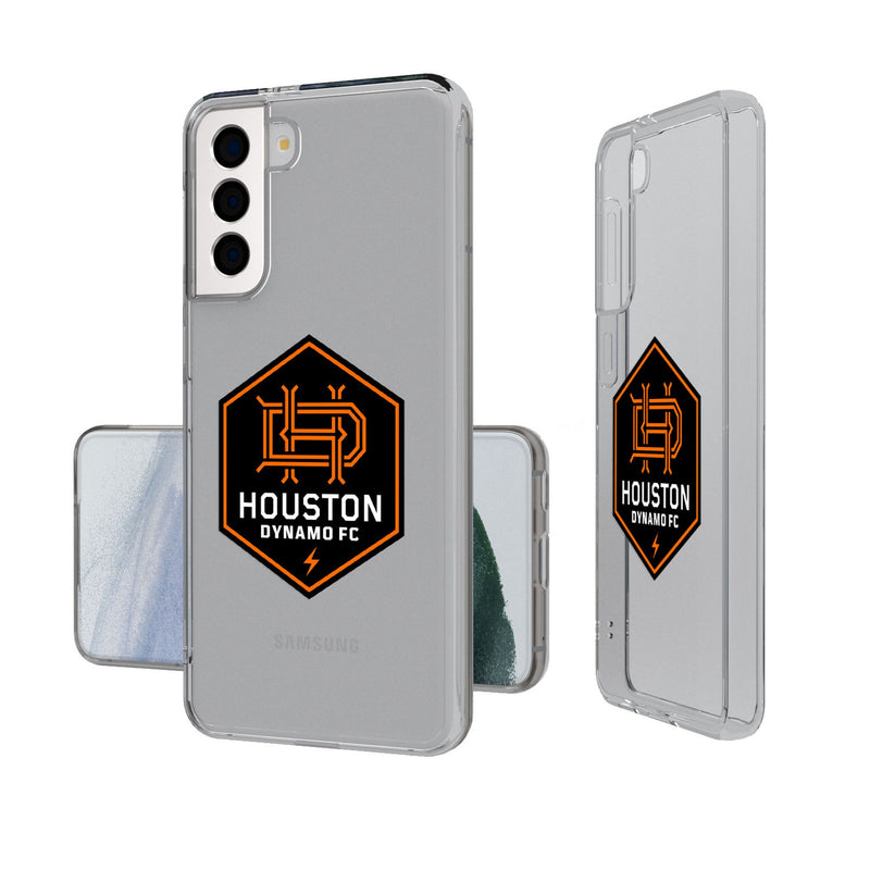 Houston Dynamo  Insignia Galaxy Clear Phone Case