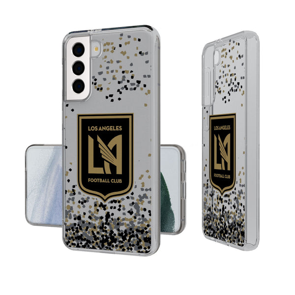 Los Angeles Football Club   Confetti Galaxy Clear Phone Case