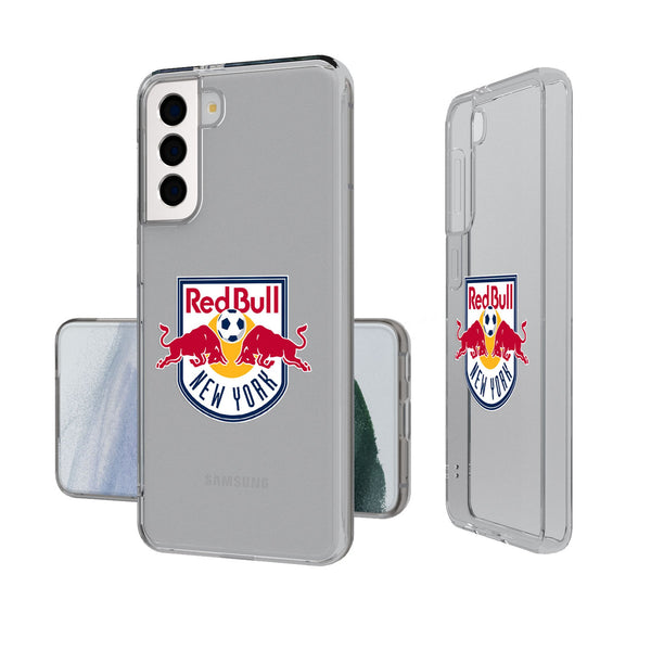 New York Red Bulls  Insignia Galaxy Clear Phone Case