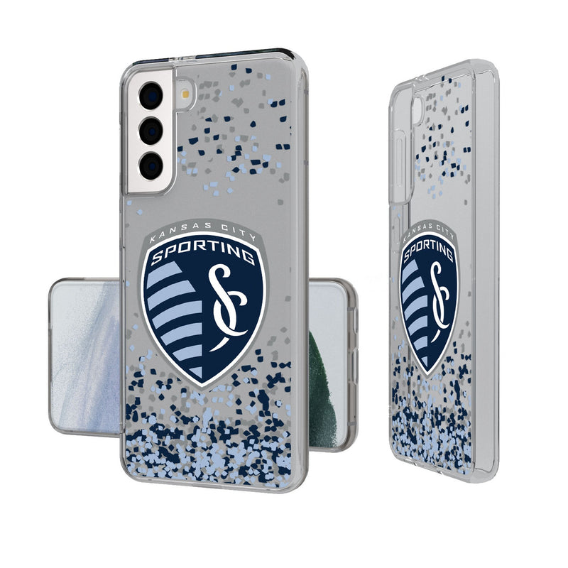 Sporting Kansas City   Confetti Galaxy Clear Phone Case