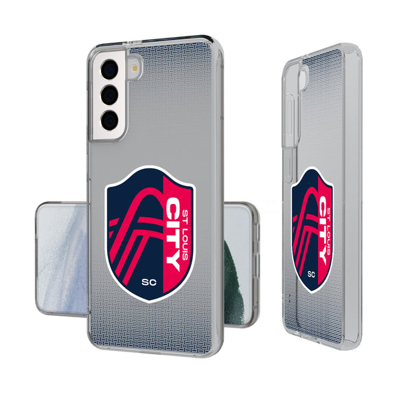 St. Louis CITY SC  Linen Galaxy Clear Phone Case