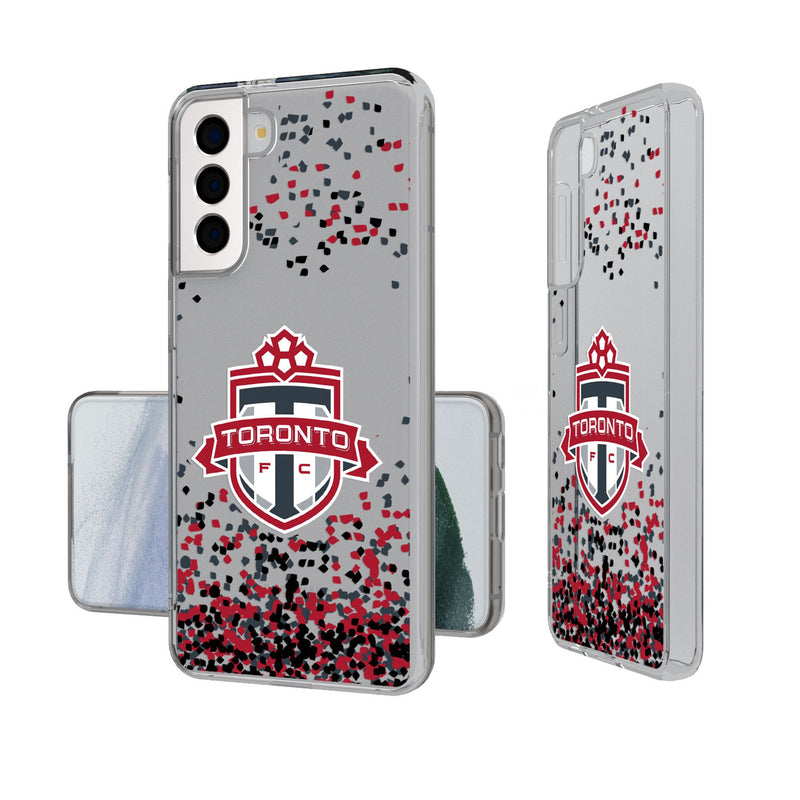 Toronto FC   Confetti Galaxy Clear Phone Case