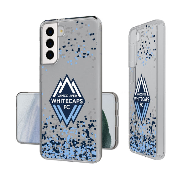 Vancouver Whitecaps   Confetti Galaxy Clear Phone Case