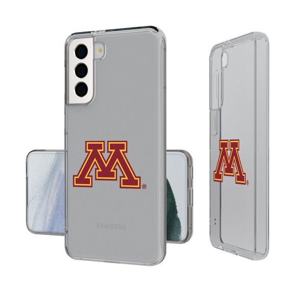 University of Minnesota Golden Gophers Insignia Galaxy Clear Phone Case