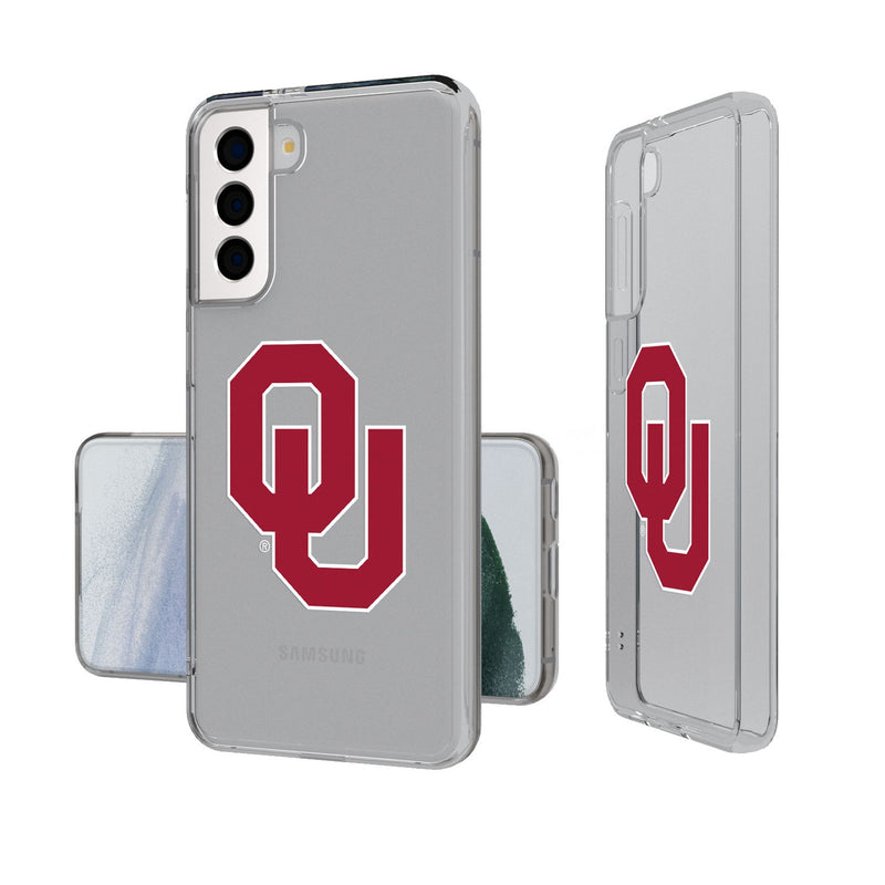 University of Oklahoma Sooners Insignia Galaxy Clear Phone Case