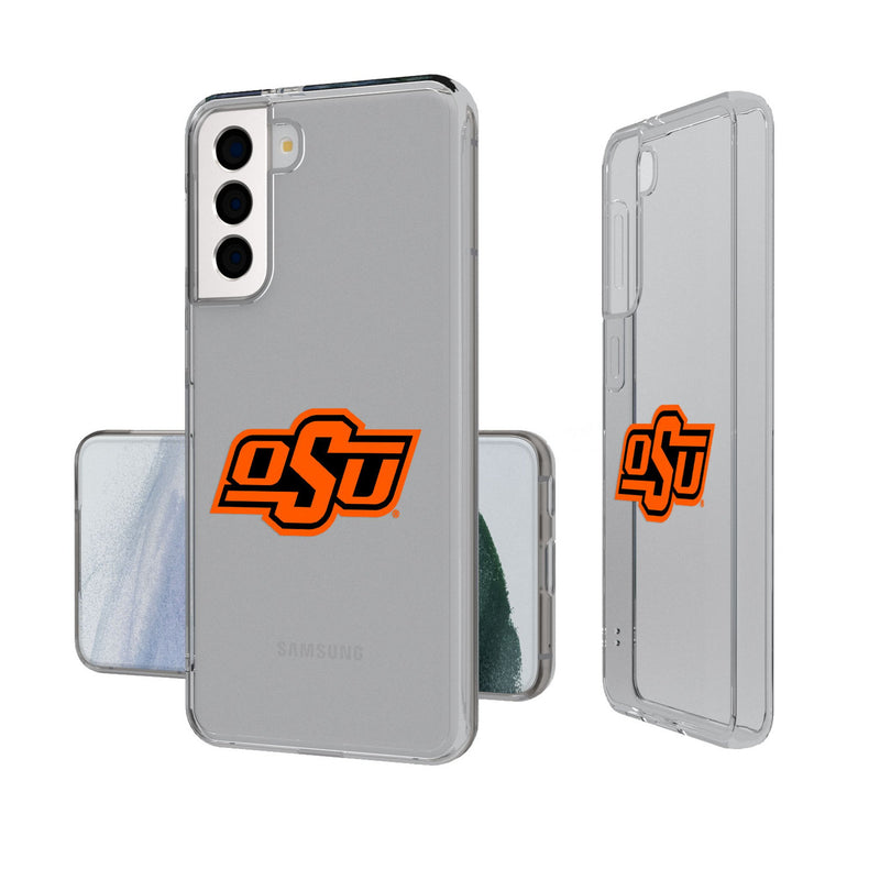 Oklahoma State University Cowboys Insignia Galaxy Clear Phone Case