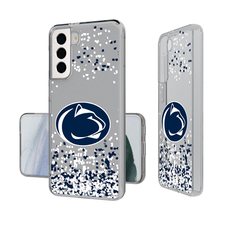 Pennsylvania State University Nittany Lions Confetti Galaxy Clear Phone Case