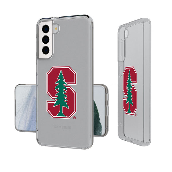 Stanford University Cardinal Insignia Galaxy Clear Phone Case