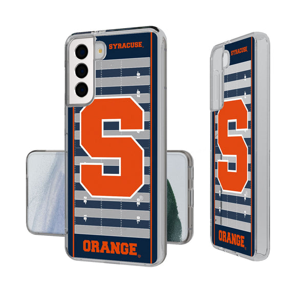 Syracuse University Orange Field Galaxy Clear Phone Case