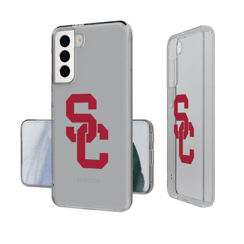 University of Southern California Trojans Insignia Galaxy Clear Phone Case