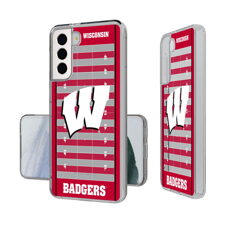 University of Wisconsin Badgers Field Galaxy Clear Phone Case